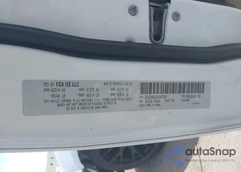 2016 Dodge Charger Se from USA, damaged, VIN 2C3CDXBG5GH347225